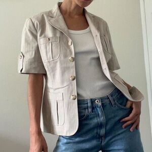 Vintage 90’s Style Short-Sleeve Jacket